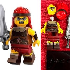 🔥LEGO 71045 CMF 25 Female FIERCE BARBARIAN Warrior NEVER ASSEMBLED SHIPS TODAY